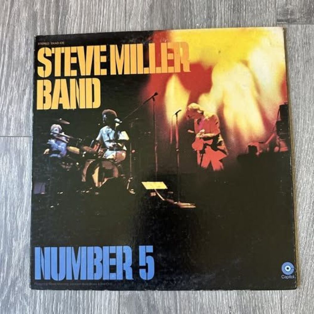Vintage Steve Miller Band Vinyl Record Number 5 Album Classic Rock 1970 Capitol